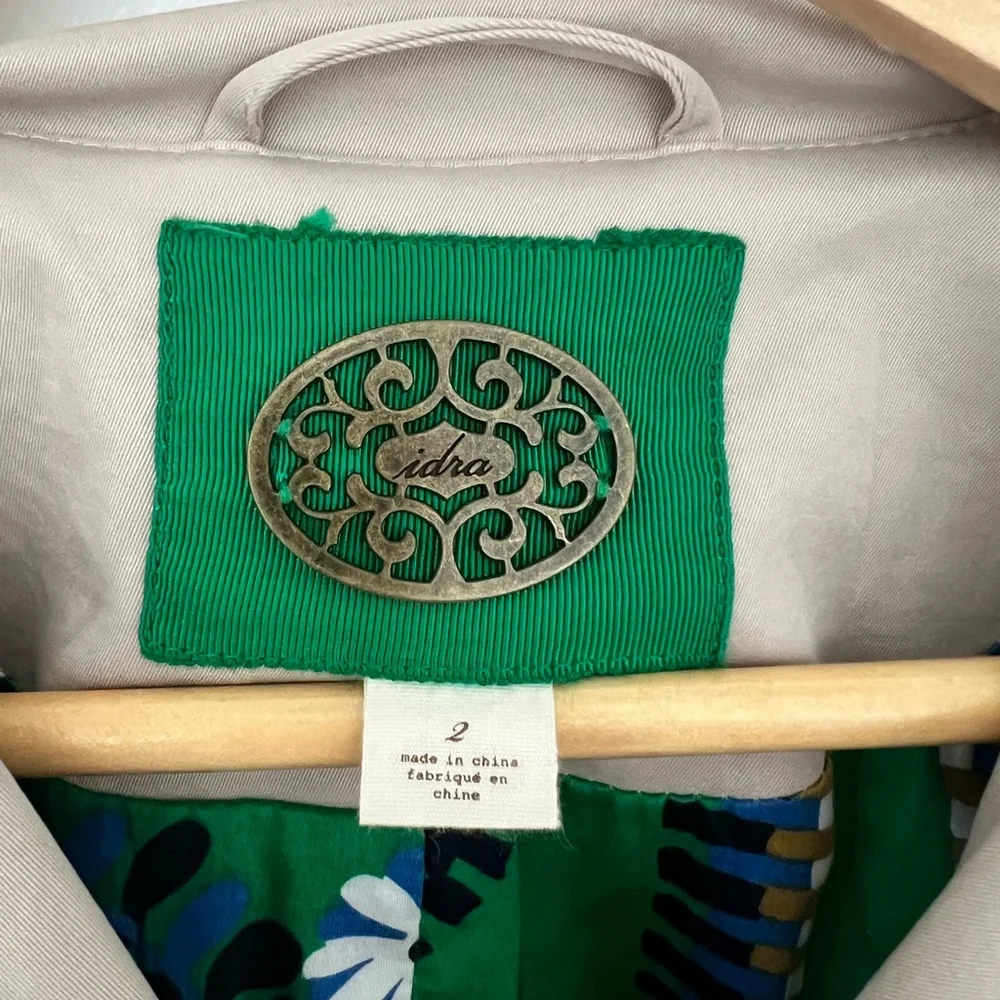 IDRA Anthropologie Two Paths Trench coat 2 - Picture 9 of 10